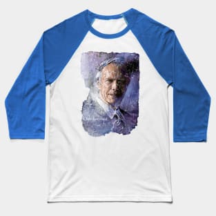 Clint Watercolor Baseball T-Shirt